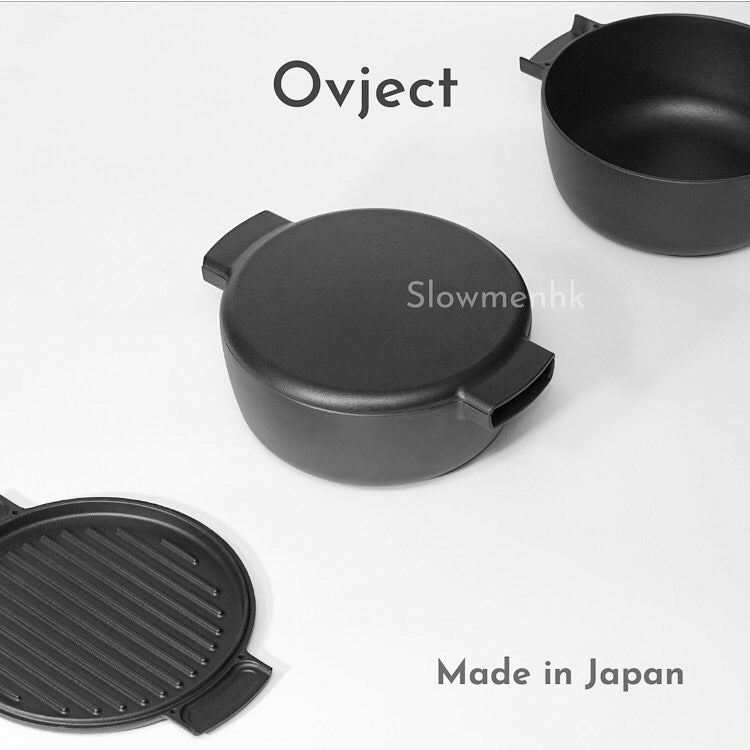 日本製｜Ovject 多功能萬用鑄鐵鍋 - IH 適用